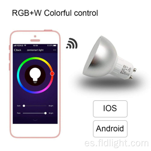 Bombilla inteligente Alexa Voice Control RGBW Tuya